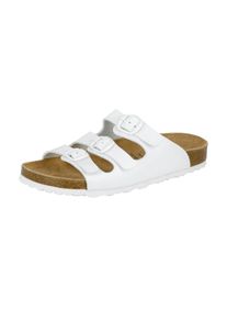 Pantolette Lico "Pantolette Bioline Lady", Damen, Gr. 42, wei&szlig;, Synthetik, Schuhe Pantolette