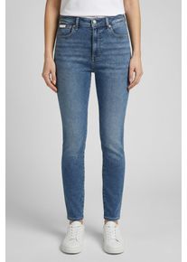 High-waist-Jeans Calvin Klein Jeans, Damen, Gr. 27, L&auml;nge 32, vintage avenue, Denim/Jeans, Obermaterial: 80% Baumwolle, 12% Polyester, 6% Elastomultiester, 2% Elasthan, skinny fit lang, Jeans High-waist-Jeans, skinny fit, used washed