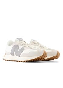 Sneaker New Balance "327", Damen, Gr. 42,5, grau (shadow grau), Leder, Synthetik, Schuhe Sneaker