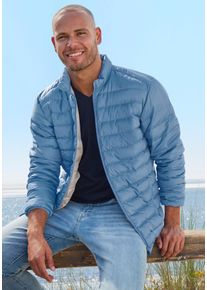 H.I.S. Steppjacke H.I.S, Herren, Gr. L (52/54), blau (hell blau), Obermaterial: 100% Polyester. Futter: 100% Polyester, unifarben, Basic, Jacken Steppjacke, leicht und gut zu verstauen