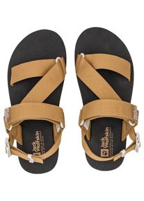 Sandalette Jack Wolfskin "URBAN ENTDECKUNG BELT SANDAL W", Damen, Gr. UK8-EU42, Normalschaft, braun (dunelands), Main Material 100% Polyamide Sole, Schuhe Sandalette