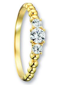 Goldring ONE ELEMENT "Zirkonia Ring aus 333 Gelbgold" Gr. 52, gold, Fingerringe, Damen, 52,mit Zirkonia, Gelbgold 333, Goldring