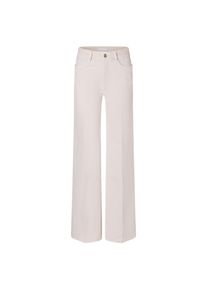 Weite Jeans MAC "WIDE", Damen, Gr. 44, L&auml;nge 34, antique wei&szlig;, Denim/Jeans, Obermaterial: 97% Baumwolle, 3% Elasthan, unifarben, weit kn&ouml;chellang, Jeans Weite Jeans, im Five-Pocket Style