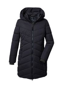 G.I.G.A. by Killtec Steppmantel "GW 17 WMN QLTD PRK", Damen, Gr. 38, blau (navy), Oberstoff: 100% Polyester, Futter: 100% Polyester (recycelt), Wattierung: 100% Polyester, G.I.G.A. DX BY KILLTEC, M&auml;ntel Steppmantel, Schmaler, wasserabweisender Damenparka mit 8.000 mm Wassers&auml;ule