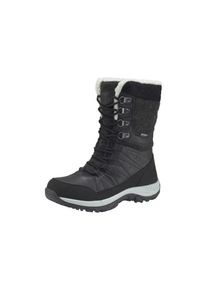 Outdoorwinterstiefel Hi-Tec "Riva Waterproof", Damen, Gr. 40, schwarz, Synthetik, Textil, Schuhe Outdoorwinterstiefel, Winterstiefel, Snowboots, Winterschuhe, wasserdicht & gef&uuml;ttert