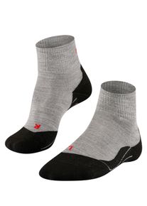 Wandersocken Falke "TK5 Wander Short", Herren, Gr. 46-48, grau (light grau), Materialmix, normal, Socken Wandersocken, leicht und bequem f&uuml;r Freizeitwanderungen, atmungsaktiv