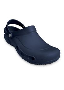 Berufsschuh Crocs "BISTRO" Gr. 45, blau (navy), 45, Croslite&trade;, Schuhe, Berufsschuh, Clog f&uuml;r Gastronomie, Pflege, Krankenhaus mit geschlossenem Fu&szlig;bereich