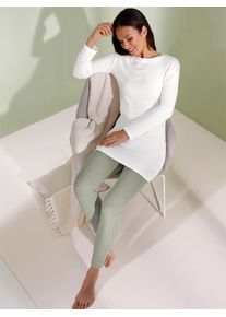 Leggings CREATION L PREMIUM, Damen, Gr. 52/54, Normalgr&ouml;&szlig;en, gr&uuml;n (lindgr&uuml;n), 94% Modal, 6% Elasthan, unifarben, Hosen Leggings