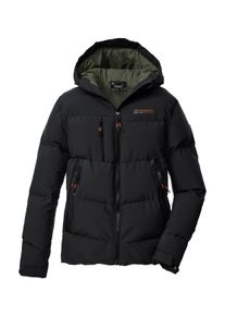 Steppjacke Killtec "KOW 239 BYS QLTD JCKT", Jungen, Gr. 152, schwarz, Obermaterial: 100% Polyester;Futter: 100% Polyester;Futter 2:;F&uuml;llung: 100% Polyester, Jacken Steppjacke, Winddichte, wasserabweisende Kinderjacke mit verstellbaren B&uuml;ndchen