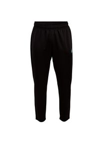 Trainingshose Lotto, Herren, Gr. XXL (60/62), Normalgr&ouml;&szlig;en, schwarz (caviar), 100% Polyester, unifarben, lang, Hosen Trainingshose, - mit dezentem Logoprint