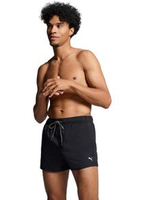 Badeshorts Puma "Puma SWIM MEN SHORT LENGTH SWIM SHORTS", Herren, Gr. S, N-Gr, schwarz, Web, Obermaterial: 100% Polyester, unifarben, Badehosen Badeshorts, mit seitlichen Eingriff-Taschen, Ges&auml;&szlig;tasche mit Klettverschluss