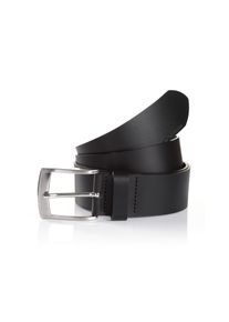 Lederg&uuml;rtel Tom Tailor "TTANDREW", Herren, Gr. 85, schwarz, Rindsleder, unifarben, G&uuml;rtel Lederg&uuml;rtel, 4 cm breit, Herreng&uuml;rtel, Jeans und Casual, bis Gr. 120
