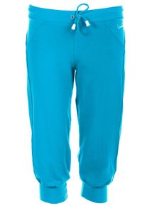 Sporthose WINSHAPE "WBE5", Damen, Gr. XS, Normalgr&ouml;&szlig;en, blau (t&uuml;rkis), 90% Baumwolle, 10% Elasthan, Hosen Sporthose, 3/4-Trainingshose