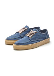 Schn&uuml;rschuh AUTHENTIC LE JOGGER, Herren, Gr. 44, blau (jeansblau), Obermaterial: 80% Rindsleder, 20% Baumwolle. Decksohle: 100% Schweinsleder. Laufsohle: 100% Synthetik, unifarben, Basic, Schuhe Schn&uuml;rschuh, Sneaker, Schn&uuml;rhalbschuh, Freizeitschuh, weiches Leder und Baumwolle