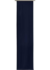 Schiebegardine WIRTH "Newbury" Gr. 3, blau (nachtblau), B:57cm H:225cm, Jacquard, Baumwolle, Polyester, Gardinen, Schiebegardine, Ohne Befestigungszubeh&ouml;r, Breite: 57 cm