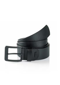 Lederg&uuml;rtel MONTI "ATLANTA", Damen, Gr. 150, schwarz, Materialmix, unifarben, G&uuml;rtel Lederg&uuml;rtel, mit dunkler Schlie&szlig;e, Topseller