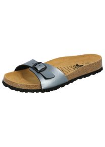 Pantolette Lico "Pantolette Bioline Once More", Damen, Gr. 42, grau, Synthetik, Schuhe Pantolette
