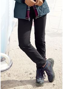 active by Lascana Trekkinghose LASCANA ACTIVE, Damen, Gr. 48, N-Gr, schwarz, Web, Obermaterial: 95% Polyamid, 5% Elasthan, unifarben, Basic lang, Hosen Trekkinghose, mit 3 Zipper Taschen, Topseller