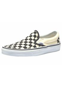 Slip-On Sneaker Vans "UA Classic Slip-On", Herren, Gr. 37, schwarz-wei&szlig; (sanftes wei&szlig;, schwarz), Textil, Schuhe Slip-On Sneaker, aus textilem Canvas-Material