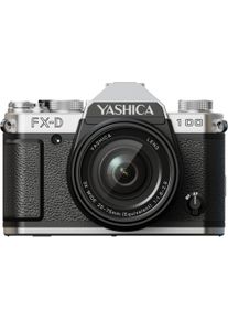 Yashica FX-D 100 Digital Film Simulation Camera (3.45 - 10.5mm, 13 Mpx), Kamera, Schwarz, Silber