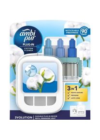 Ambi Pur, Raumduftaccessoire, EL. FRESHENER 3VOL COTTON 20ML (20 ml)