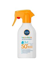 Nivea, Sonnencreme, Sonnenspray Babies & Kinder Sensitive Protect SPF50+ 270ml (Sonnenspray, SPF 50+, 270 ml)