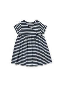 Tchibo - Kinder-Jerseykleid - M&auml;dchen - Gr. 98/104 - wei&szlig;/gestreift