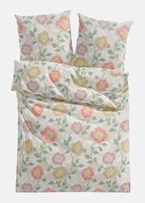 bonprix Lenjerie de pat din linou, multicolor, 1x 80/80 cm, 1x 135/200 cm