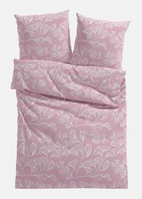 bonprix Lenjerie de pat din linou, roz, 1x 80/80 cm, 1x 135/200 cm