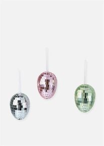 bonprix Ouă decorative, strălucitoare (set/ 3 buc.), roz, onesize