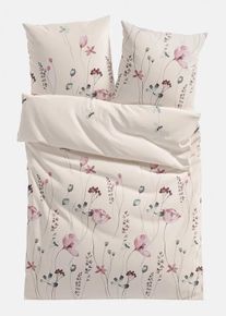 bonprix Lenjerie de pat din linou, alb, 1x 80/80 cm, 1x 135/200 cm