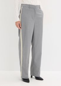 bonprix Femei Pantaloni de costum cu talie confortabilă, gri, 40