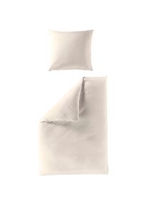 Bierbaum Bettw&auml;sche &raquo;Elegant uni&laquo; 2 Stk. Mako-Satin, 100 % Baumwolle, Uni, pflegeleicht