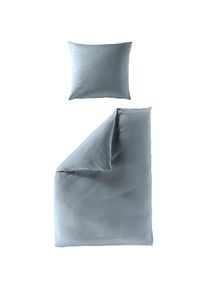 Bierbaum Bettw&auml;sche &raquo;Elegant uni&laquo; 2 Stk. Mako-Satin, 100 % Baumwolle, Uni, pflegeleicht