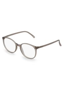 Fielmann JIL 007 CL Brille Damen | Fassung: Vollrand, Panto, Grau Transparent