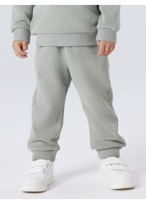 Sweathose name it "NMMOBEAR NREG SWEAT PANT UNB NOOS", Jungen, Gr. 116, N-Gr, shadow, Sweatware, Obermaterial: 51% Baumwolle, 35% Polyester, 14% Viskose, unifarben, kn&ouml;chellang, Hosen Sweathose