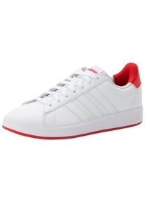 Sneaker adidas Sportswear "OTTO x adidas Sneaker Exclusiv zum 75. Geburtstag", Damen, Gr. 43, rot (ftwwht, ftwwht, ftwwht), Synthetik, Schuhe Sneaker