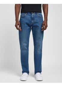 Straight-Jeans Lee "Extreme Motion", Herren, Gr. 38, L&auml;nge 34, blau (general), Denim/Jeans, Obermaterial: 81% Baumwolle, 18% Polyester, 1% Elasthan, normal lang, Jeans Straight-Jeans, Extreme Motion Stretchware