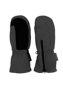 F&auml;ustlinge MaxiMo, Jungen, Gr. 5, grau (anthrazit), Stoff, Kunstfaser, unifarben, Handschuhe F&auml;ustlinge, mit Rei&szlig;verschlu&szlig;, atmungsaktiv, beschichtet, langer Schaft