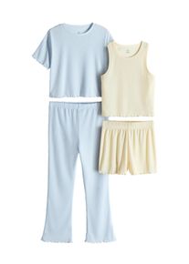 The Set, Piger, Natt&oslash;j, Bl&aring; / Lysegul, St&oslash;rrelse 6 yrs