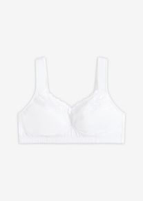 Minimizer-BH utan bygel med vadderade axelband - vit - storlek 105C - bonprix