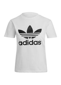 Adidas, Damen, Sportshirt, T-shirt damski Trefoil GN2899 *4064044707819 (36, S), Weiss, S, 36
