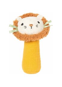 Small Foot, Babyrassel, Babyspielzeug kleine Rassel & Stoffgreifling "Little Lion"