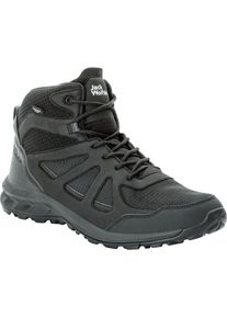 Jack Wolfskin, Herren, Wanderschuhe, Woodland 2 Texapore Mid M (43), Schwarz