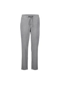 BETTY & CO Betty&Co, Damen, Stretch-Hose &raquo;Stretch-Hose mit Nadelstreifen&laquo;, Grey Melange, 44 - EURO, Passform: Figurnah