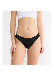 Sloggi, Damen, String &raquo;GO Crush String C3P&laquo; 3er Pack, mit Spitzendetails, black, M, mit Spitzendetails