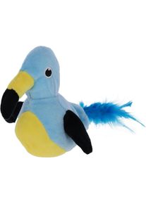 Kerbl Katzen-Spielzeug Jumping Bird 17 cm x 12.5 cm (Pl&uuml;schspielzeug Katze), Katzenspielzeug