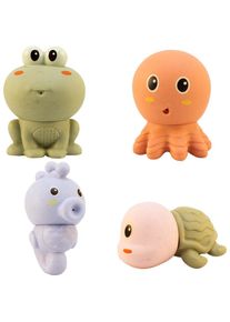 Magni - Bath Animals in Box, 4 pcs. Hygenic+Wheat Straw (5747)