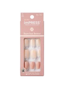 KISS, Nagelstyling + Kunstn&auml;gel, Self-adhesive nails imPRESS BBB Nail Simple Pleasure 30 pcs (L) (Kunstn&auml;gel)