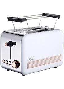Sch&auml;fer IT-Systems Toaster, Toaster, Weiss
